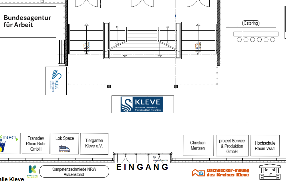 Stadthalle Plan Foyer